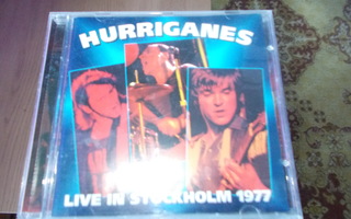 CD HURRIGANES ** LIVE IN STOCHOLM 1977 **