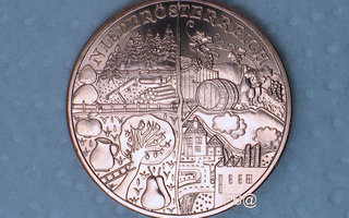 2013 Itävalta 10€ Wachau erikoisraha  Niederösterreich