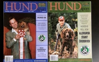 Hundsport-lehtiä 5 kpl vuodelta 1999