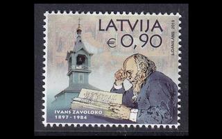 Latvia 1087 ** Ortodoksijohtaja Ivan Zavoloko (2019)