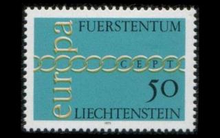 Liechtenstein 545 ** Europa (1971)