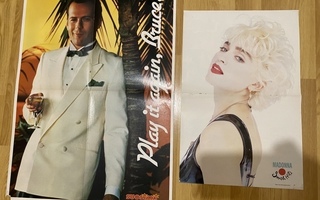 Bruce Willis ja Madonna julisteet
