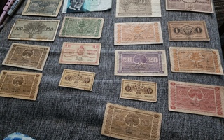 Vanhoja seteleitä