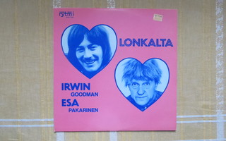 irwin goodman & esa pakarinen lp: lonkalta + juliste!