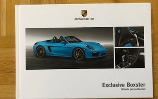 Esite Porsche Boxster 981 exclusive varusteet 2013 2014