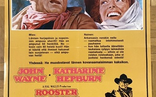 Vanha elokuvajuliste: Rooster Cogburn & Lady