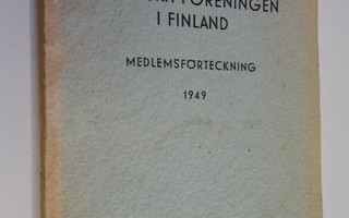 Tekniska föreningen i Finland, Medlemsförteckning 1949