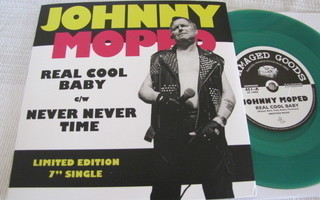 Johnny Moped ral cool baby 7 45 UK 2016 uusi vihreä vinyyli