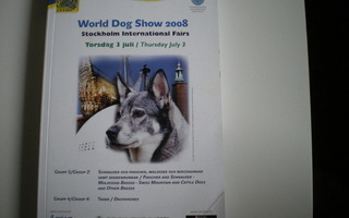 World Dog Show Tukholmassa 2008, näyttelykirja