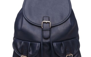 Blue Two Front Pockets Backpack