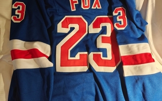 Fox #23 new york Rangers pelipaita