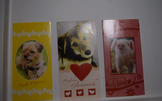postikortti saksankielisiä koira 3kpl