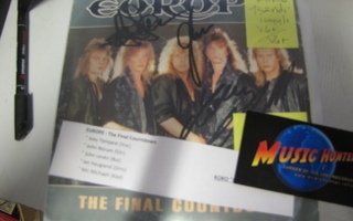 EUROPE-FINAL COUNTDOWN 7'' KOKO CLASSIC LINEUPIN NIMMAREILLA