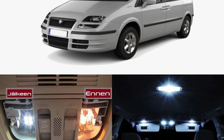 Fiat Ulysse (MK2) Sisätilan LED -muutossarja 6000K ; x16