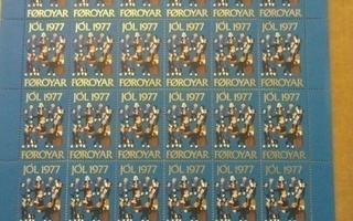 Färsaaret joulupostimerkit 120kpl 1977 - 1980