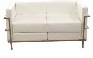 2-paikkainen sohva Tarazona P&C 72PSPBL Valkoinen