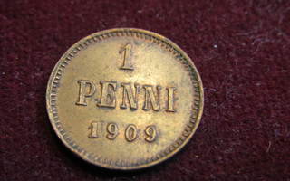 1 penni 1909