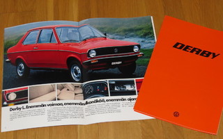 1977 VW Derby esite - suom - 20 sivua - KUIN UUSI