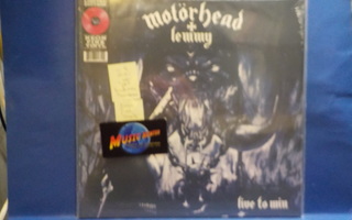 MOTÖRHEAD + LEMMY - LIVE TO WIN UUSI "SS" U.S 2021 LP