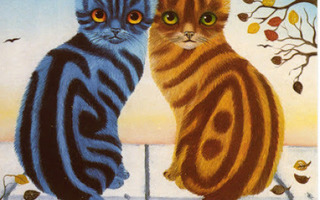 Anna Hollerer - Sininen ja oranssi kissa
