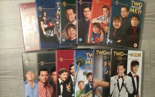 Miehen puolikkaat-Two and a Half Men- DVD:t  1-12 kaudet