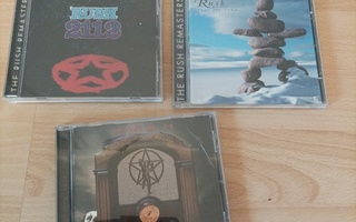 Rush kolme CD-levyä