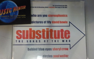 SUBSTITUTE - THE SONGS OF THE WHO PROMO CDS