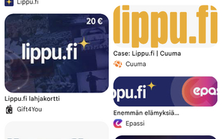 Lippu.fi Lahjakortti 350€