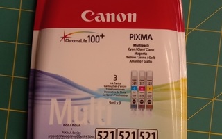 Canon CLI-521 Multipack mustepatruunat, hinta sis.postikulut