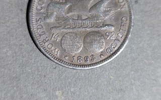 1 kpl Usa 1/2 dollar 1893 Columbian Exposition