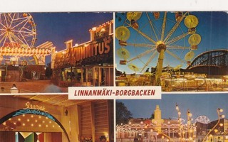 Helsinki, Linnanmäki - Borgbacken sommitelmakortti   b195