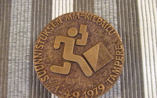 Suunnistuksen MM-Kilpailu Tampere mitali 1979 /Yrjö Lohko.