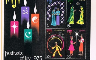 Fiji 1975 - Joulu Christmas ++ blokki