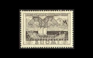 192 ** Kalevala 100v 2mk (1935)