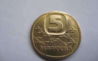 5 markkaa 1989