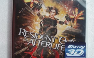 Resident Evil: Afterlife 3D (Blu-ray, uusi)