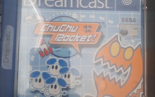Sega Dreamcast Chu Chu Rocket + kotelo + ohjeet