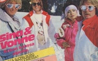 Jaana n:o 12 1984 Sina & Vonne & Keke. Doris. Helena. Yoko.