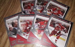 Caroline Hurricanes NHL postikortteja 7kpl 