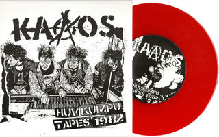 KAAOS - Huvikumpu tapes 1982 EP Tampere hc punk, red vinyl