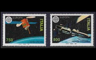 Italia 2180-1 ** Europa avaruus (1991)