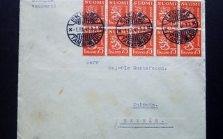 Kuori 1.IX.1942  8x75 p oranssi m-30 Ekenäs