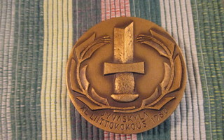 Jyväskylä XL-Liittokokous 1980  mitali.Suunn. P.Koskinen-79.
