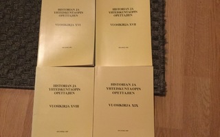 Historian opettajien vuosikirja 1982, 1984, 1987 ja 1989