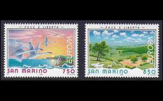 San Marino 1607-8 ** Europa rauha ja vapaus (1995)