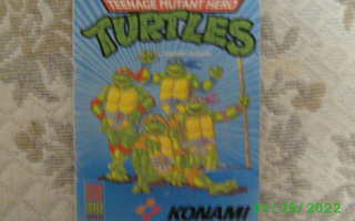 Teenage Mutant Hero Turtles KONAMI ohjekirja v.1990.
