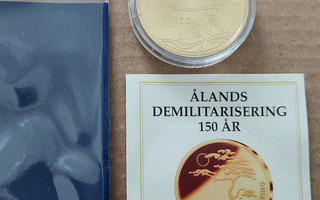 Ålands demilitarisering 150 år 5 € 2006 juhlaraha