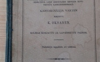 K.Oksanen: Laskuoppi 1892