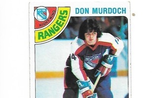 1978-79 Topps #11 Don Murdoch New York Rangers