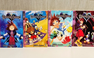 Kingdom Hearts volumet 1-4 (englanti)